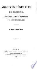Archives générales de médecine