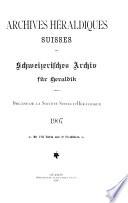 Archives héraldiques suisses