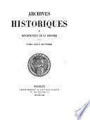 Archives historiques du département de la Gironde