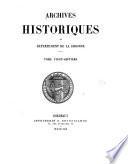 Archives historiques du département de la Gironde