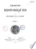 Archives historiques du département de la Gironde