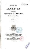 Archives historiques et statistiques du département du Rhône