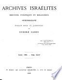 Archives israélites