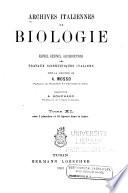 Archives italiennes de biologie