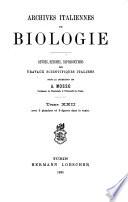 Archives italiennes de biologie
