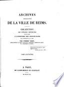Archives législatives de la ville de Reims