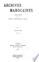 Archives marocaines