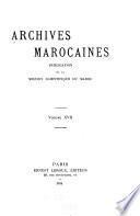 Archives marocaines