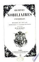 Archives nobiliaires universelles