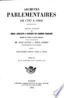 Archives parlementaires de 1787 à 1860