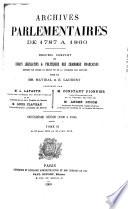 Archives parlementaires de 1787 à 1860