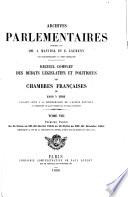 Archives parlementaires de 1787 à 1860