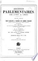Archives parlementaires de 1787 à 1860