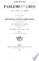 Archives parlementaires de 1787 à 1860