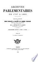 Archives parlementaires de 1787 à 1860