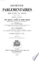 Archives parlementaires de 1787 à 1860