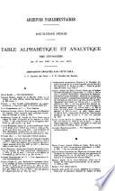 Archives parlementaires de 1787 à 1860