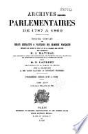 Archives parlementaires de 1787 à 1860