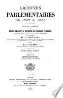 Archives parlementaires de 1787 à 1860