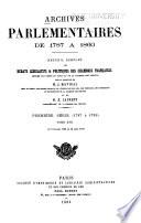 Archives parlementaires de 1787 à 1860