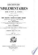 Archives parlementaires de 1787 à 1860