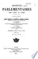 Archives parlementaires de 1787 à 1860