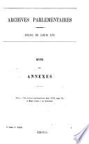 Archives parlementaires de 1787 à 1860