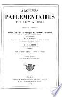 Archives parlementaires de 1787 à 1860
