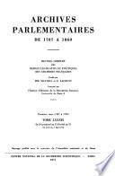 Archives parlementaires de 1787 à 1860