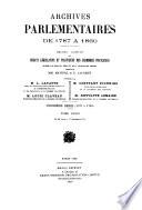 Archives parlementaires de 1787 à 1860