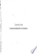 Archives parlementaires de 1787 à 1860