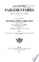 Archives parlementaires de 1787 à 1860