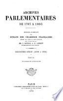 Archives parlementaires