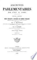 Archives parlementaires