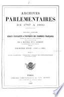 Archives parlementaires