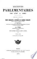 Archives parlementaires