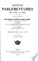 Archives parlementaires