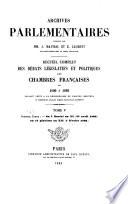 Archives parlementaires
