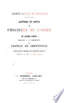 Archives royales de Chenonceau ...
