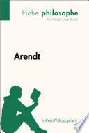 Arendt (Fiche philosophe)