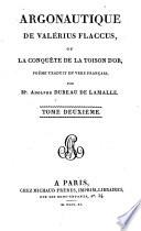 Argonautique De Valérius Flaccus, Ou La Conquête De La Toison D'Or