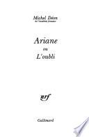 Ariane ou l'oubli
