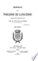 Armorial de la noblesse de Languedoc...