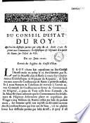 Arrest du Conseil d'Estat du roy, qui leve les deffenses portées par celuy du 16. avril 1720. et permet aux communautés ecclesiastiques & hôpitaux d'acquerir des rentes sur l'Hôtel de Ville. Du 27. juin 1720. Extrait des registres du Conseil d'Etat
