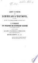 Arrêt suprême des dieux de l'Olympe en faveur de Mme la duchesse de Berry et de son fils