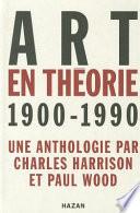 Art en théorie, 1900-1990