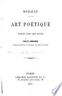 Art poʹetique