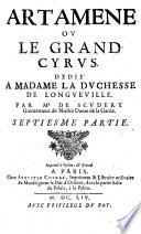 Artamene ou le Grand Cyrus