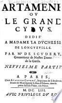 Artamene; ov, Le Grand Cyrvs