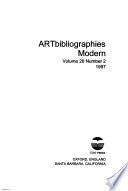 Artbibliographies Modern